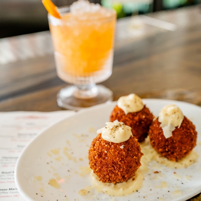 arancini balls from tratto restaurant in san francisco