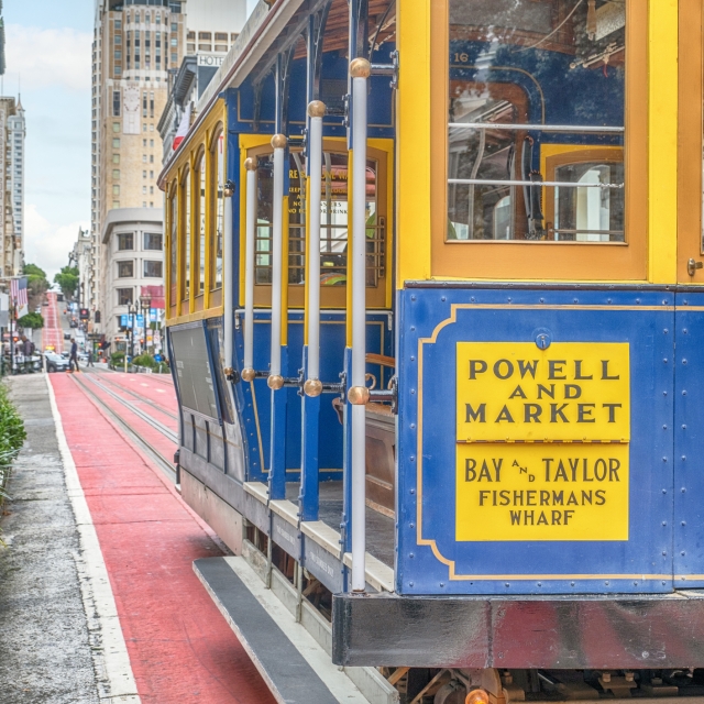 Street car in san francisco