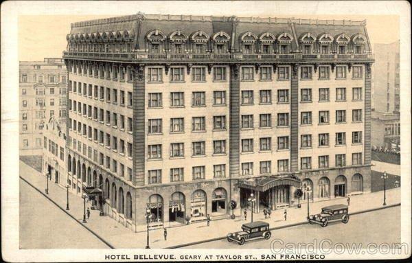 Old picture of The Marker formally known as the Hotel Bellevue