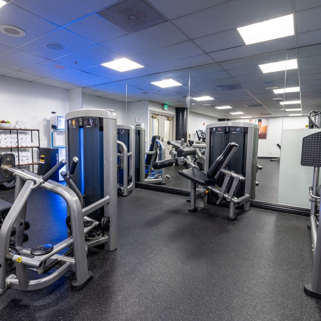 view of workout equipment at The Marker hotel gym
