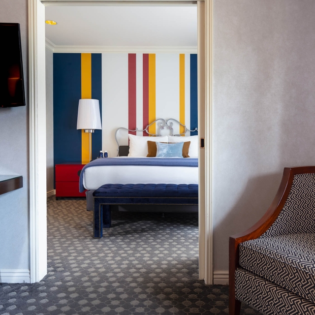 Entrance way to the bedroom at The Marker