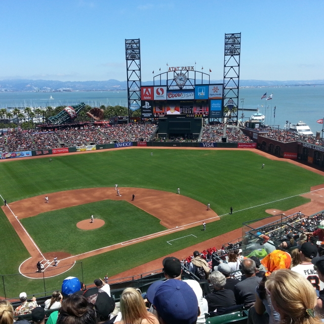 oracle park baseball field in san francisco